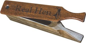 WoodHaven WH044 Real Hen Turkey Call Walnut Box with Cherry Lid