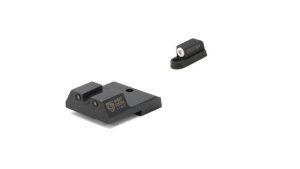 Night Fision Perfect Dot Night Sights White Front U Rear