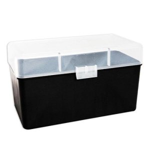 Berry's Mfg 412 Clear Ammo Flip Top Box  Holds 50 Rounds -  .300 Ultra