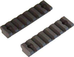 J&E Machine Tech PS-HGKMR2 Polymer KeyMod Rail 4in 7-Slot 2-Pack