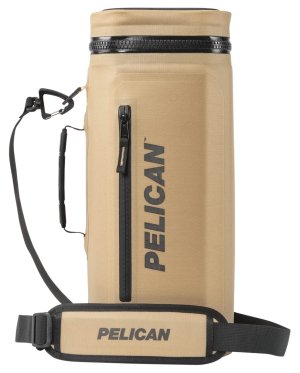 PELICAN Soft Cooler Sling Compression Molded 9 QT Coyote 8.85x9.00x19.10