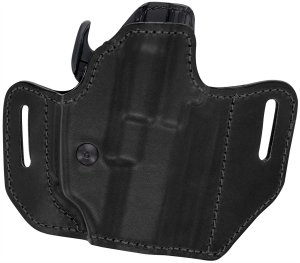 Bianchi 54501 Allusion Assent Pro-Fit OWB Size 04 Black Leather Belt Slide for Springfield XD, Sig P220, FN FNP - Right Hand
