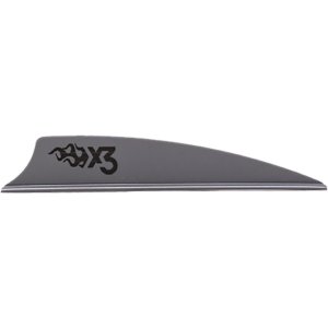 Bohning X3 Vanes Silver 2.25 in. 100 pk. Archery Accessories