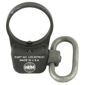 LWRCI 2000072A01 Ambi QD Sling Mount with Swivel Black Metal
