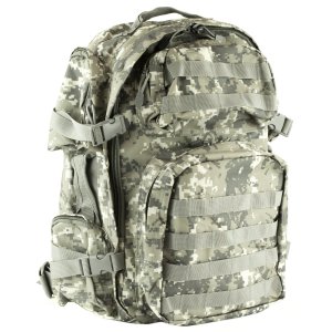 NcSTAR Tactical Backpack 18Inx12Inx6In Nylon Gray Digital