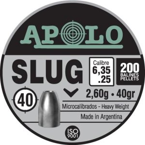 Hatsan Apolo Slug Air Rifle Pellets .25 Cal 40 gr 200-ct