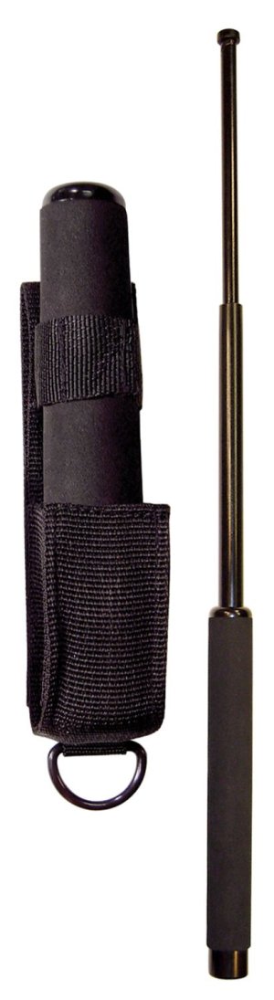 PS Products NS-26F Steel Expandable Baton 26 In Foam Handle Black