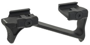 UTG Leapers MTAFGP01 Ultra Slim Matte Black Aluminum Foregrip 6061-T6