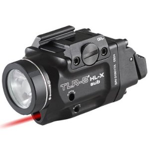 Streamlight 69468 TLR-8 Black Aluminum 1,000 Lumens Red Laser 1913 Short