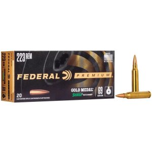 Federal Premium GM223M 223 Rem 69 Grain Sierra MatchKing BTHP 20 Rounds