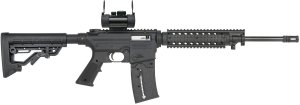 Mossberg 715T Flat Top Tactical 22 LR Rifle 16.25" Barrel Blue Finish 25+1 Capacity
