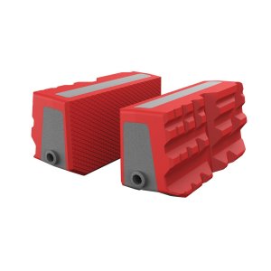 Real Avid AVSFJMF Smart-Jaws Multi-Fit Sleeves Gray/Red Rubber