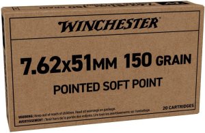 Winchester 7.62x51mm (308 Win) 150gr Soft Point 20-Rounds