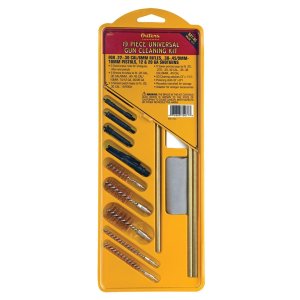 Outers 70077 Universal Brass Rod Cleaning Kit, 19-Piece for Guns