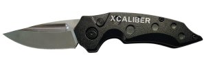 Xcaliber Switchblade 2.41in Folding Drop Point D2 Steel 4.15in Handle