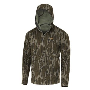 Muddy DV8 Quest Midweight Quarter Zip Hoodie Mossy Oak Bottomland 3XL