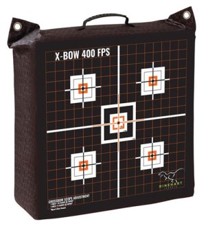 Rinehart 57111 X-Bow Bag Target, Dual Layered, MOA Grid, 450 FPS