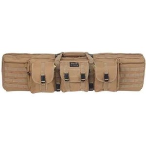Bulldog BDT40-37T 37 In Single Tactical Case Accessory Pockets Tan