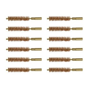 Brownells Special Line Dewey Brush Bronze .45 Caliber Rifle 12 Pack