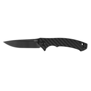 Zero Tolerance 0450CF Small Sinkevich Folding Knife - Drop Point - 3.25" Plain Edge - Carbon Fiber