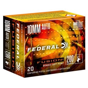 Federal Premium Ammunition F10FS1 10mm Auto 200 Grain Fusion Soft Point