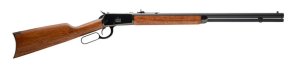 Rossi R92 44 Rem Mag 12+1 24" Octagon Barrel Polished Black Brazilian Hardwood