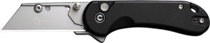 Civivi UTILITY KNIFE ELEMENTUM 2.26" BLACK W/3 EB CLAM PACK