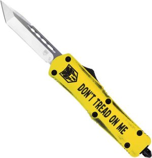 CobraTec MDTOMFS3TNS FS-3 3" OTF Tanto D2 Blade Yellow Handle