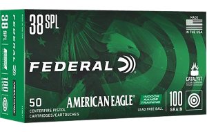 Federal Premium American Eagle AE38LF1 38 Special 100gr Lead Free 50/Box