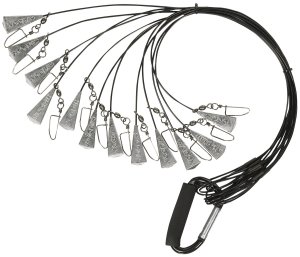 Higdon Outdoors 30328 48 In Battleship Rig Decoy Anchors 12 Pack Black