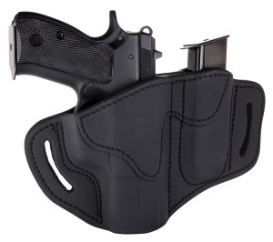 1791 Gunleather BH21M12SBLR Stealth Black Leather Fits M&P Shield