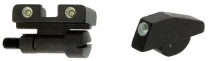 Meprolight 227713101 Tru-Dot Adjustable Green Tritium Sight Set S&W K/L/N