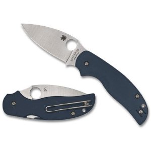 Spyderco C123GPCBL Sage 5 Cobalt Blue CPM SPY27 Steel G10 Handle