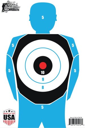 PROSHOT SILH TACB 4PK Tactical Silhouette Targets