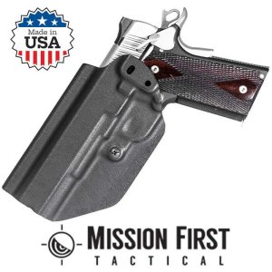 Mission First Tactical H1911FSAIWBA-BL Minimalist IWB Holster Black 1911 5"