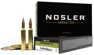 Nosler 40032 7mm Rem Mag 150 gr E-Tip Lead-Free Ammo 20 Rounds