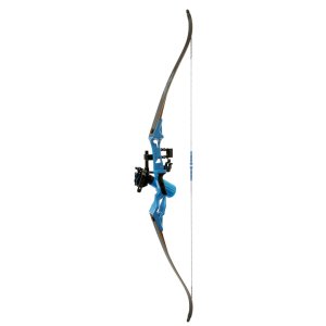 Fin Finder 81380 Bank Runner Bowfishing Recurve 35 lbs RH Blue 58"
