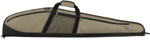 Bulldog BD221 Plus Rifle Case 48" Khaki/Black Water-Resistant Nylon