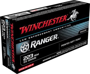 Winchester Ammo RA223RY 223Rem 55gr Pointed Soft Point 20 Per Box/50 Case