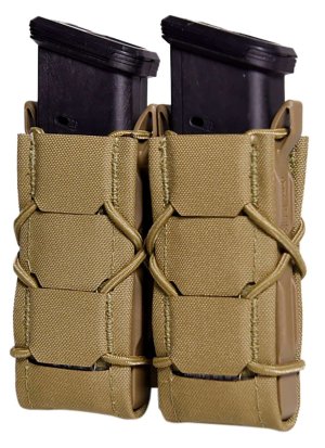 High Speed Gear 24PT02CB Gen 2 Double Pistol TACO Coyote Brown Nylon
