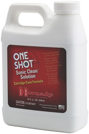 Hornady One Shot Sonic Clean Solution 32 Oz Brass Cleaner Removes Tarnish