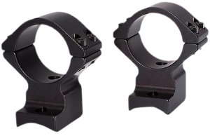 Talley 95X719 2-Piece Matte Mounts 1" High Savage Round Receiver