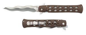 Cold Steel CS26SK4 Ti-Lite 4" Kris AUS-10A Blade Griv-Ex Handle