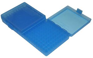 MTM Case-Gard P2004524 200 Rounds Clear Blue Polypropylene Ammo Box