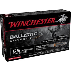 Winchester SBST65CM 6.5 Creedmoor 140 Grain Ballistic Silvertip 20 Rounds