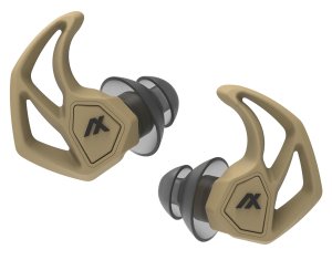 AXIL X30i Earplugs Desert Tan Dual-Mode 25dB Noise Reduction