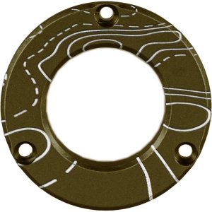Axcel ADVR-HUB-TBMAP Driver Hubcap Tactical BH Green Topo Map Engraving
