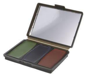 Hunters Specialties 00260 CamoCompac: Pocket-Size, 3-Color Face Paint Kit, Resilient to Rain & Perspiration