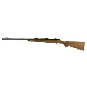 Ruger Hawkeye African 375 Ruger 23" Muzzle Brake Barrel Satin Blued Walnut Stock Optics