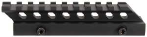 AIM Sports MT012M 5In Picatinny Riser Mount Black Anodized Aluminum